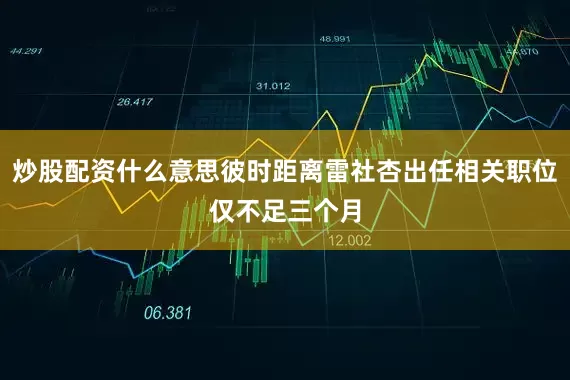 炒股配资什么意思彼时距离雷社杏出任相关职位仅不足三个月